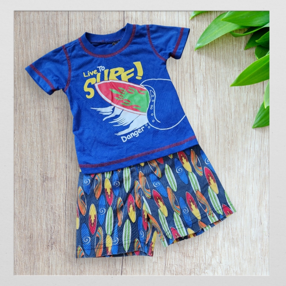 Vintage! Blue Surf Outfit, Kid's 6-9M